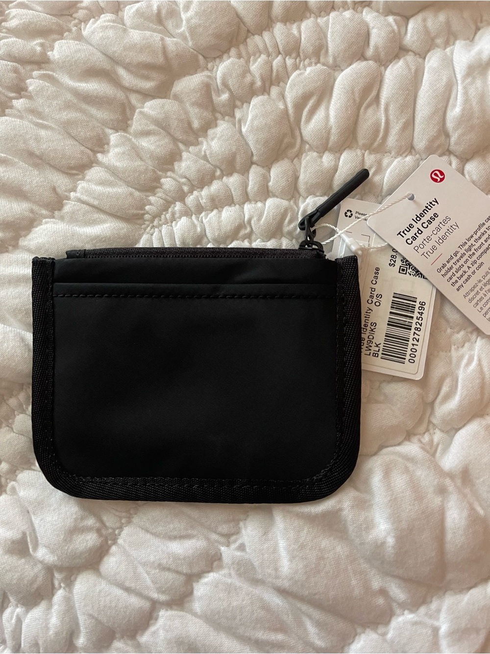 Lululemon Black Slim True Identity Card Case Wallet - Picture 2 of 8